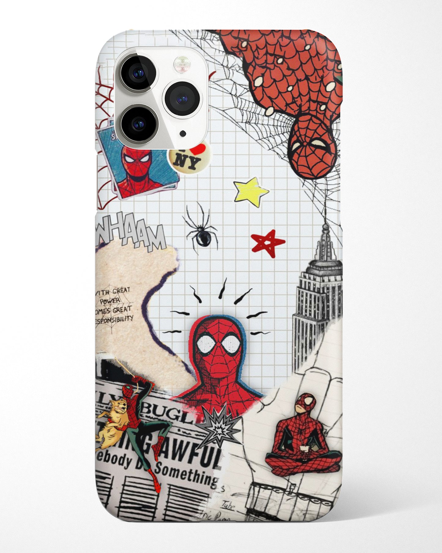 Comic Web Scrapbook Phone Cover