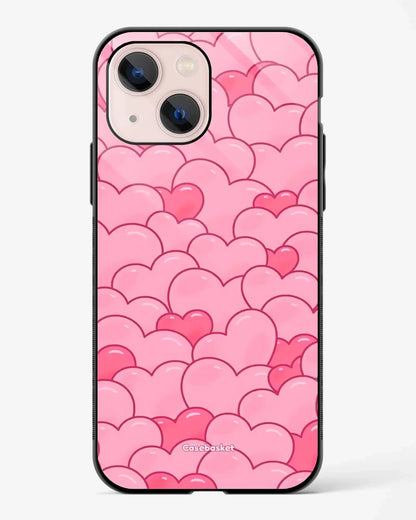 Bubbly Pink Hearts Phone Cover