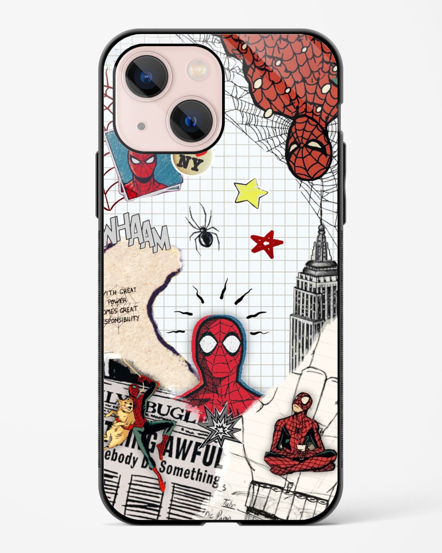 Comic Web Scrapbook Phone Cover