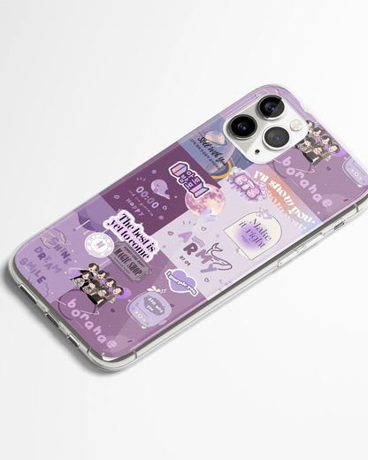 BTS ARMY Purple Vibes Phone Cover