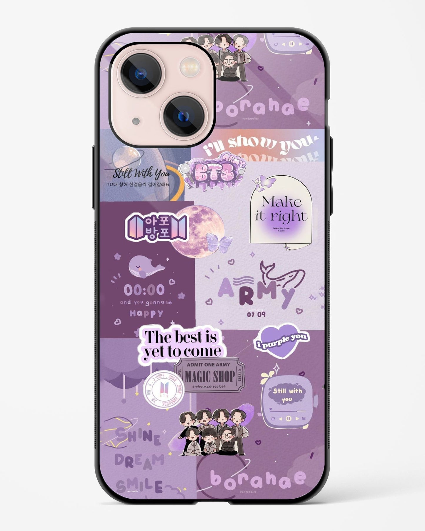 BTS ARMY Purple Vibes Phone Cover