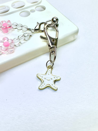 Pearl Stardust Phone Charm