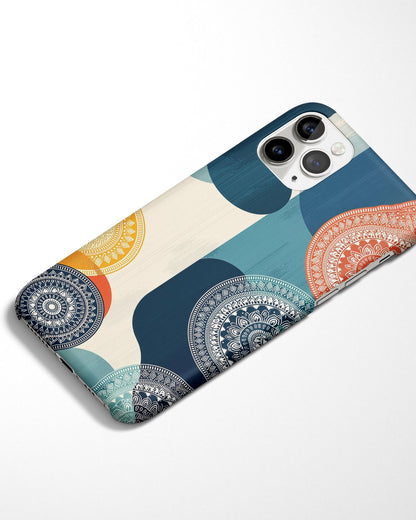 Color Block Mandala Phone Cover