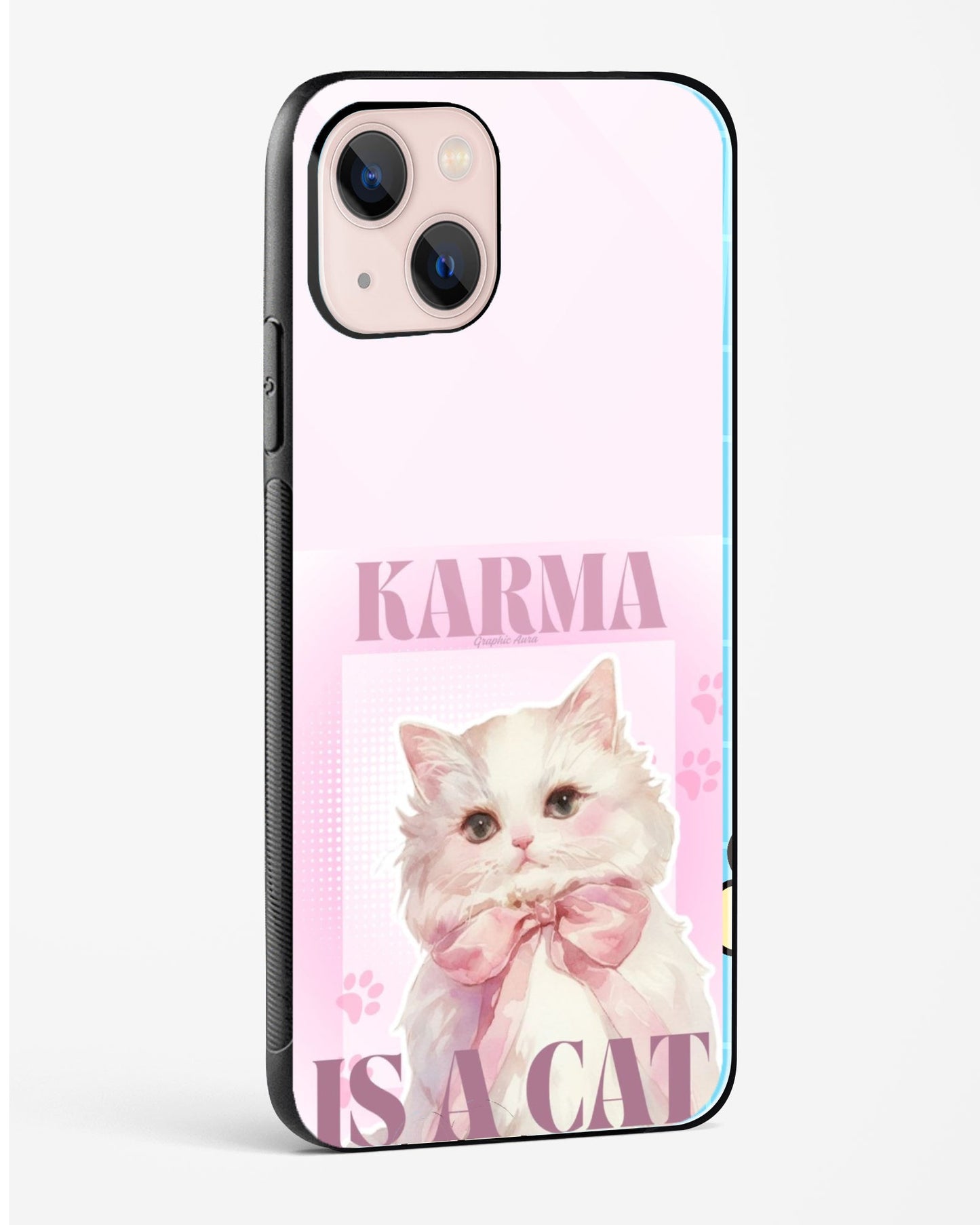 Blush Bow Kitty Phone Cover
