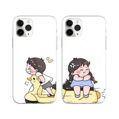 Backseat Attitude Couple Phone Cover