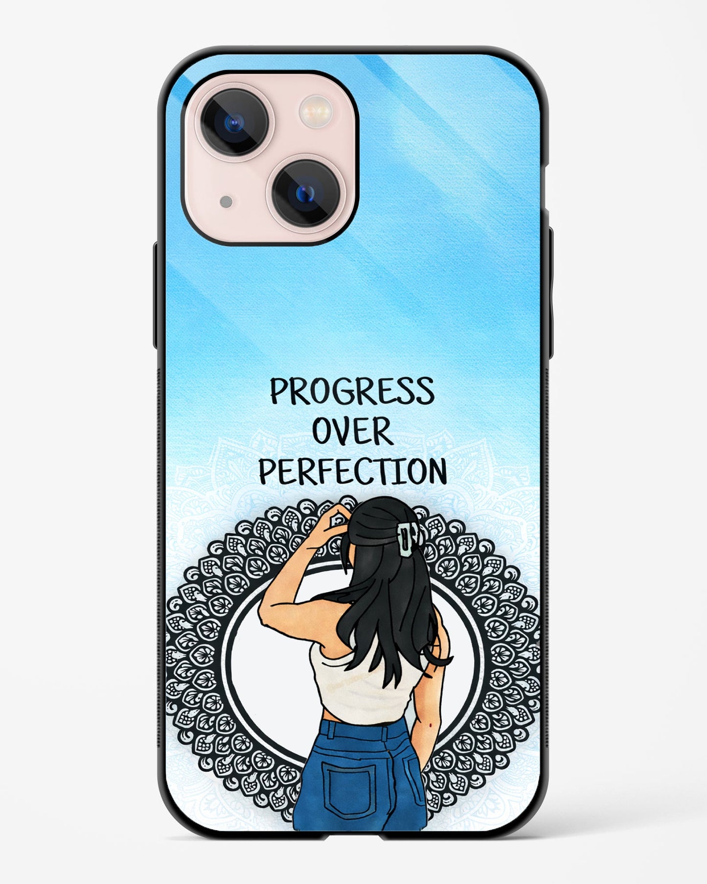 Progress Mindset Mandala Phone Cover