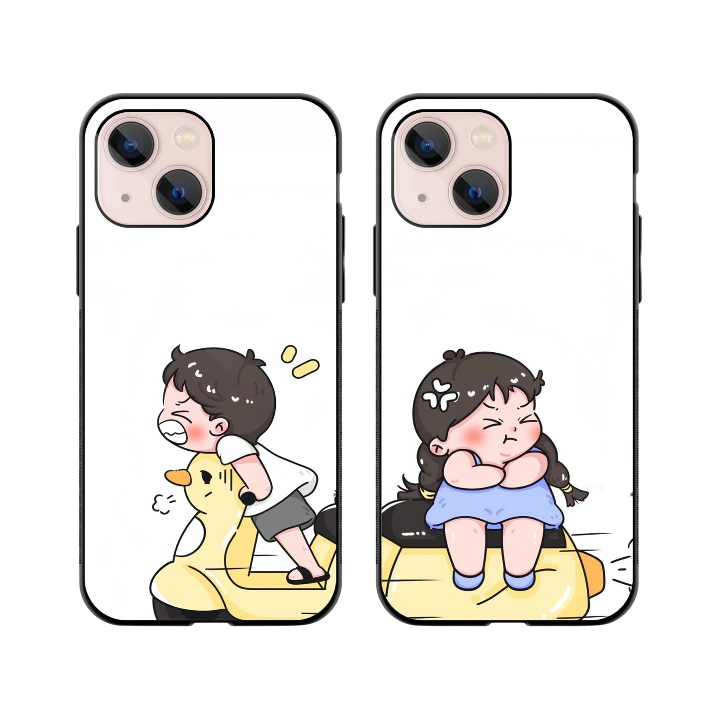 Backseat Attitude Couple Phone Cover