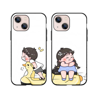 Backseat Attitude Couple Phone Cover