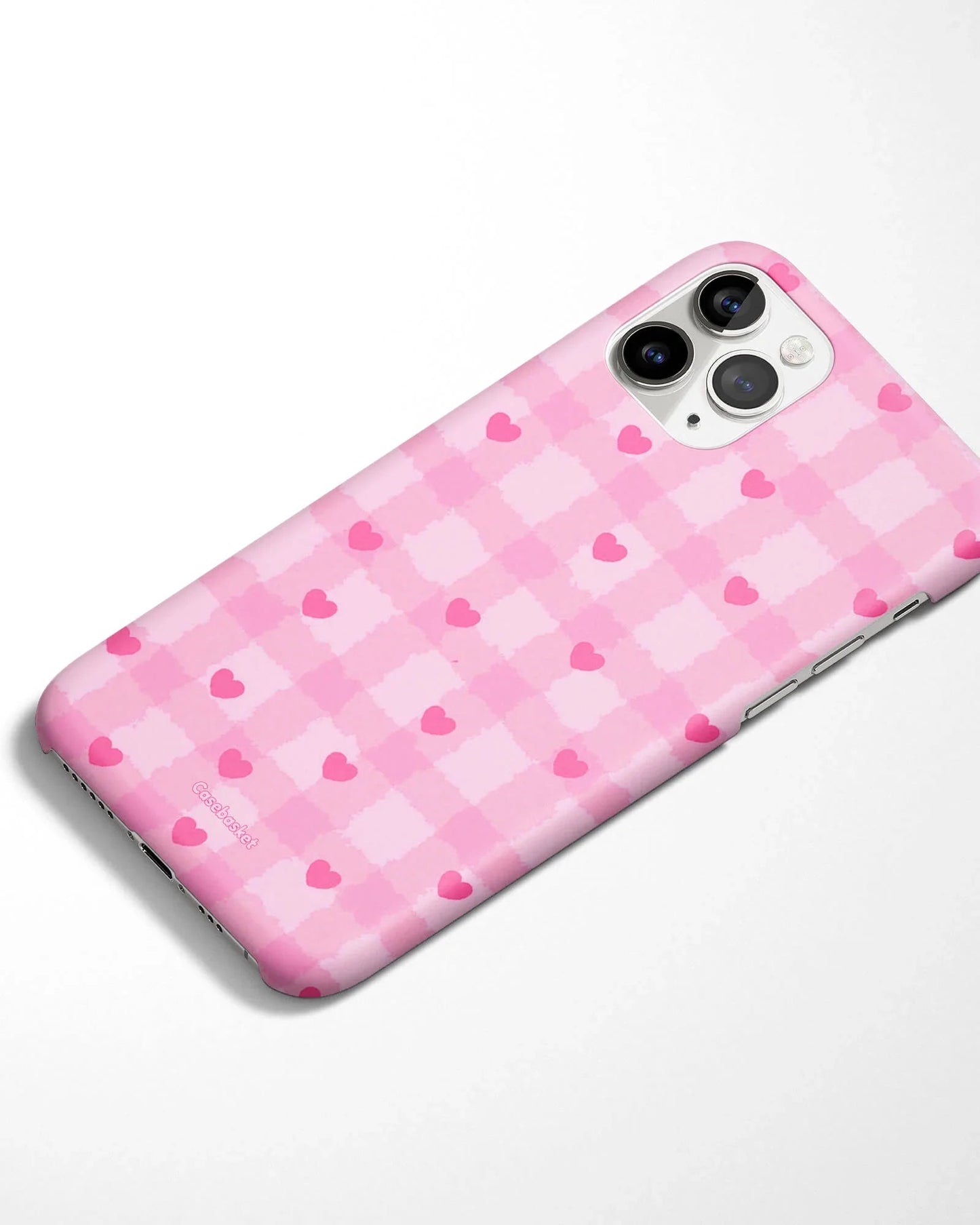 Aesthetic Love Grid Phone Cover