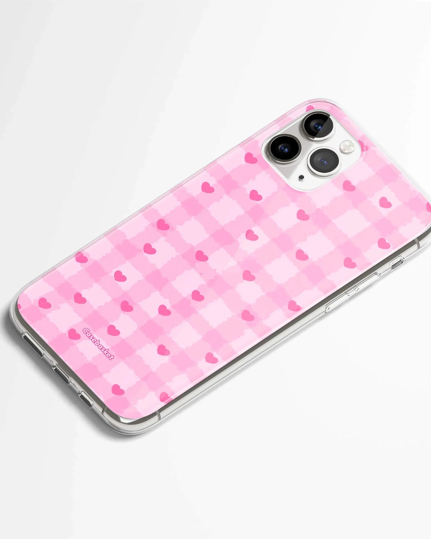 Aesthetic Love Grid Phone Cover