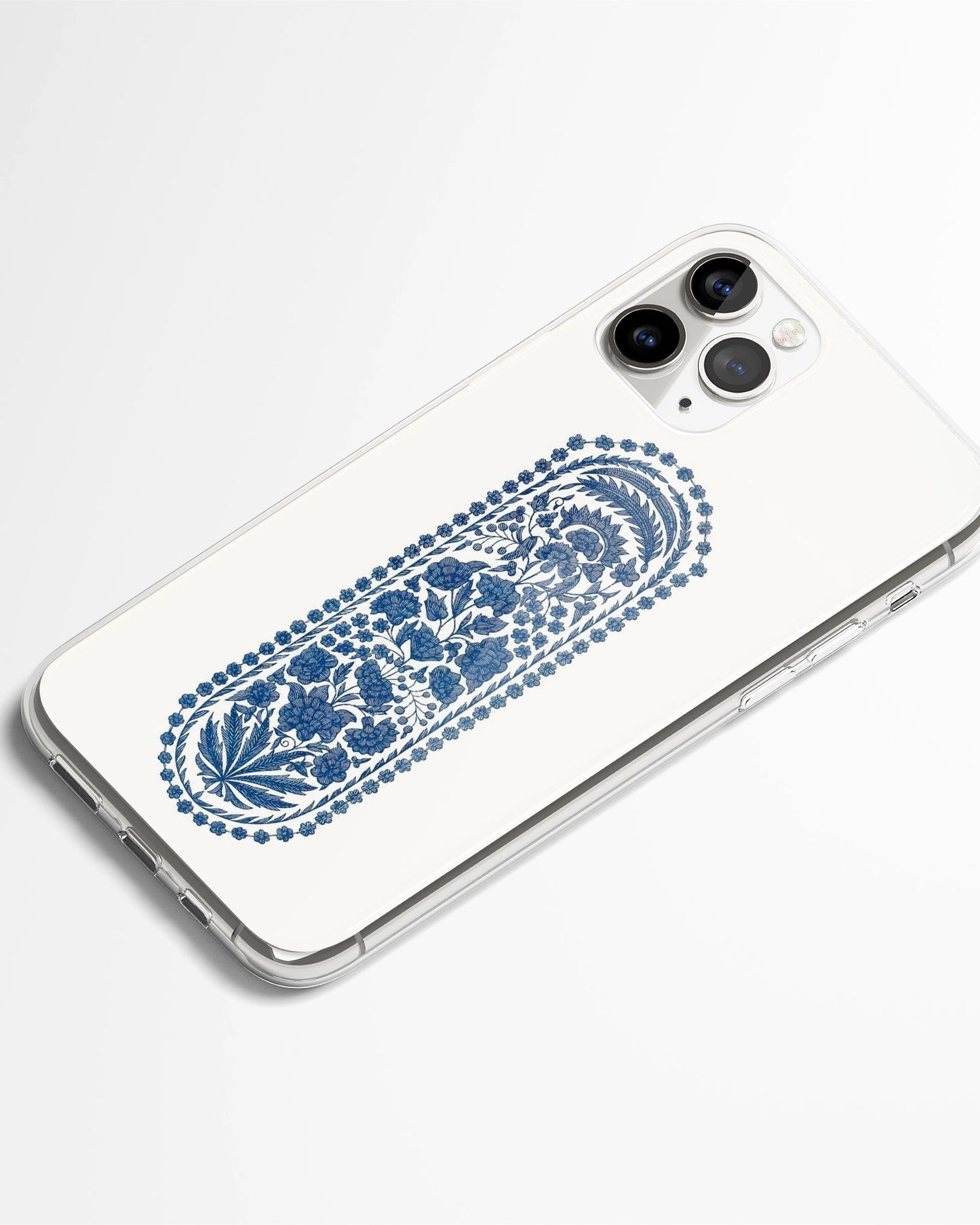 Ivory Azure Mandala Phone Cover