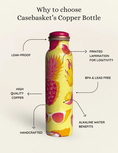 Summer Splash Copper Bottle