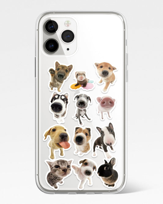 Tiny Paws Club Transparent Phone Cover