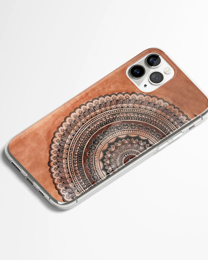 Terracotta Mandala Phone Cover