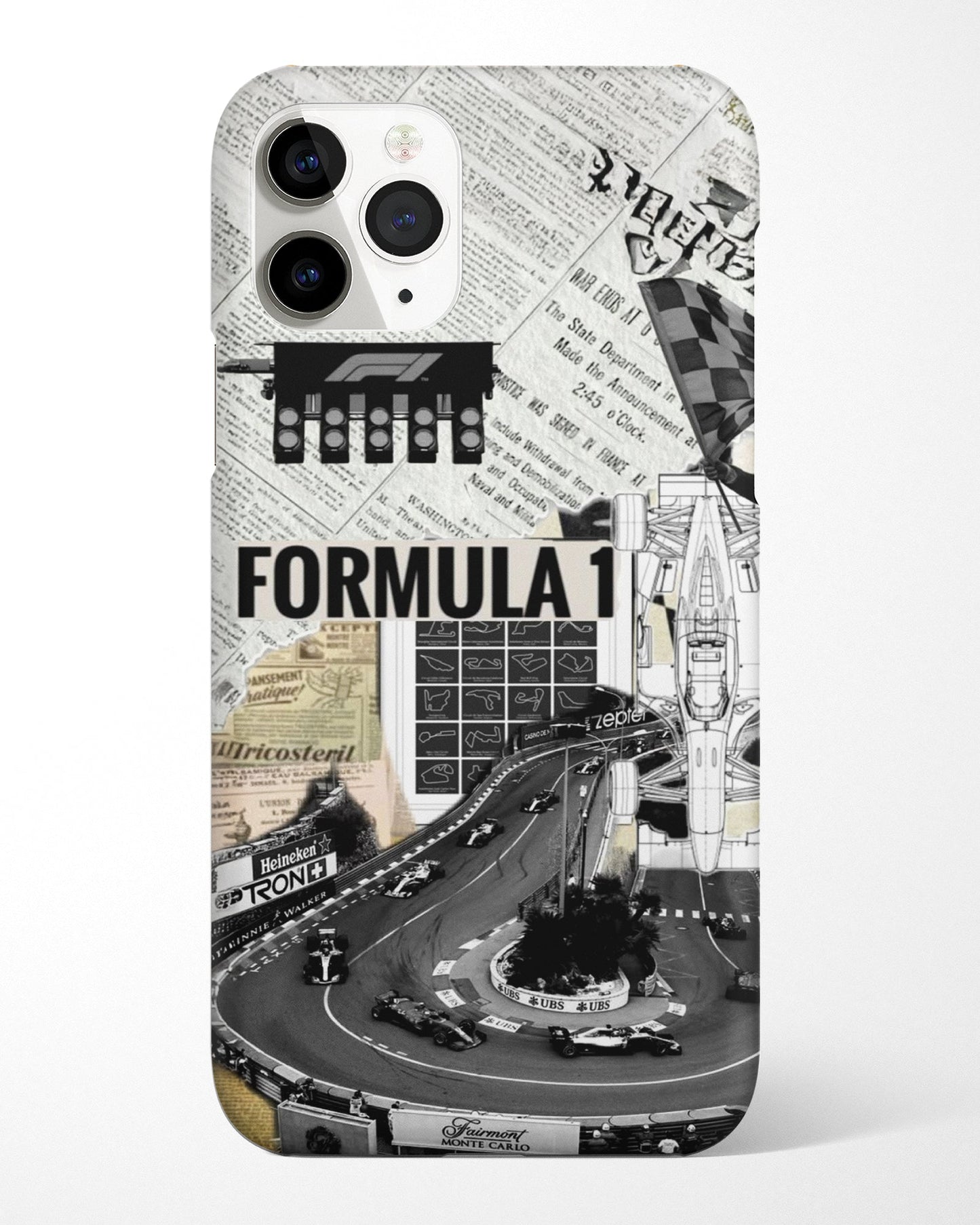 Formula One Retro Phone Cover