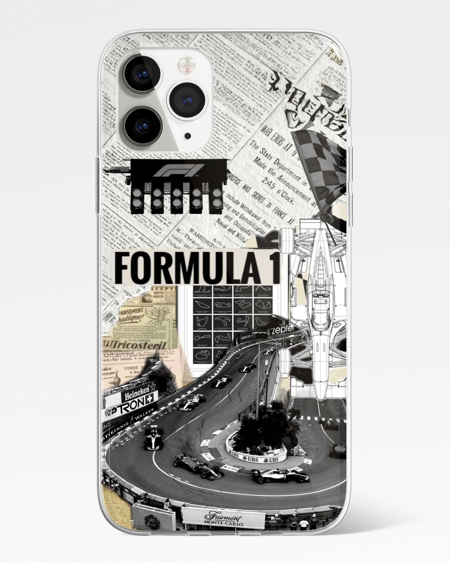 Formula One Retro Phone Cover