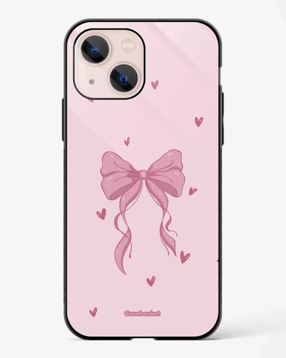 Dusty Pink Bow Glossy Phone Cover