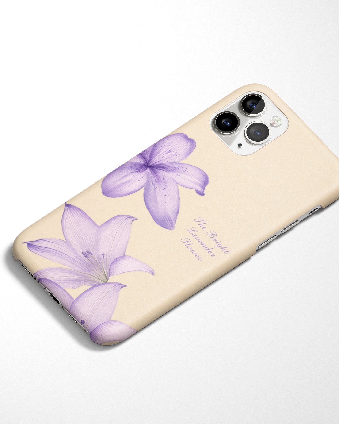 Butter Lavender Lily Phone Cover