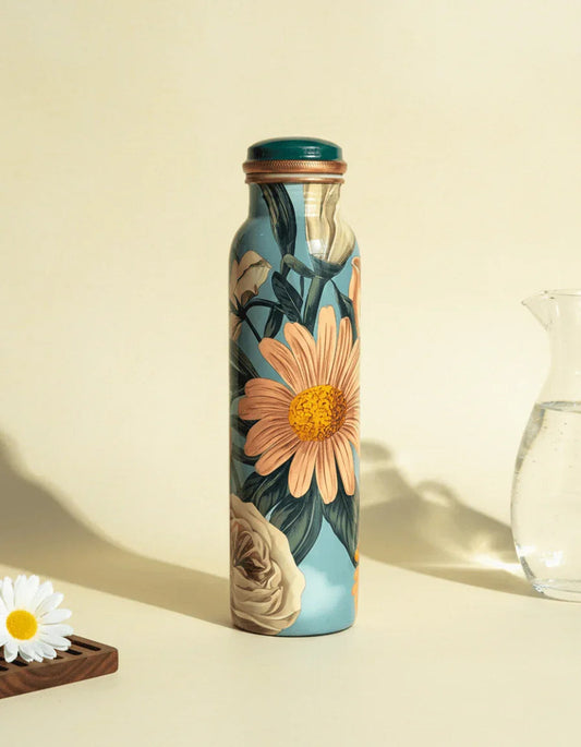 Daisy Bloom Copper Bottle