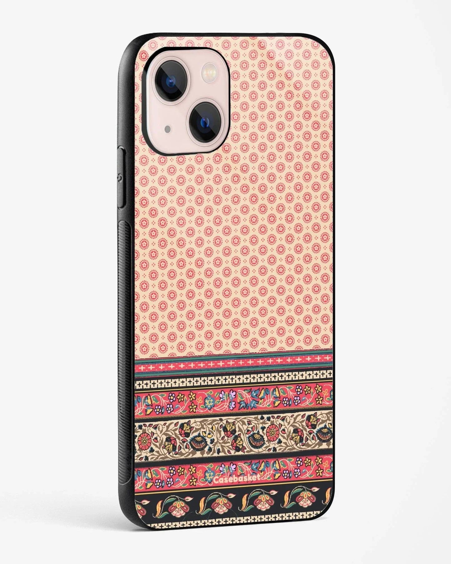 Kalamkari Saree Border Phone Cover