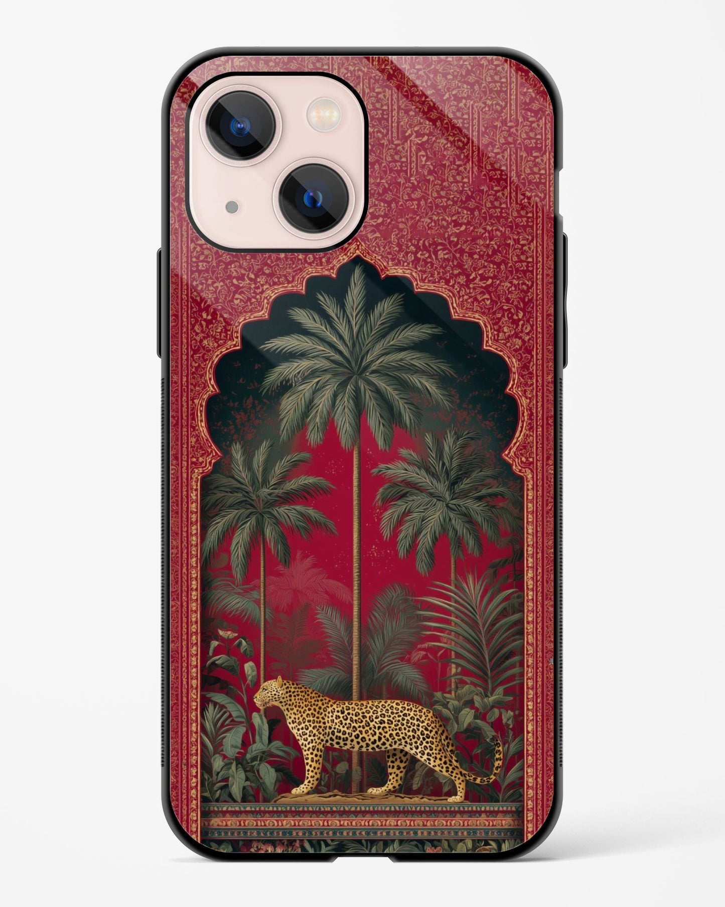 Crimson Safari Mandala Phone Cover