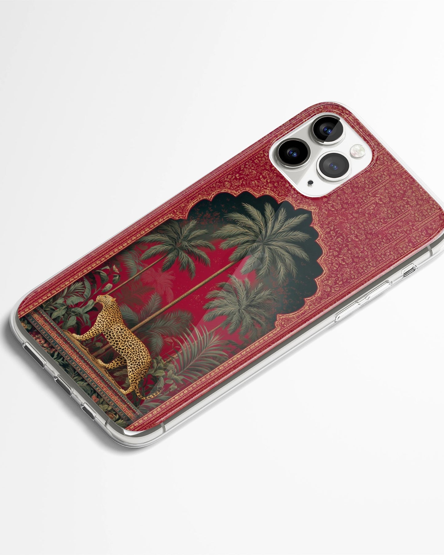 Crimson Safari Mandala Phone Cover