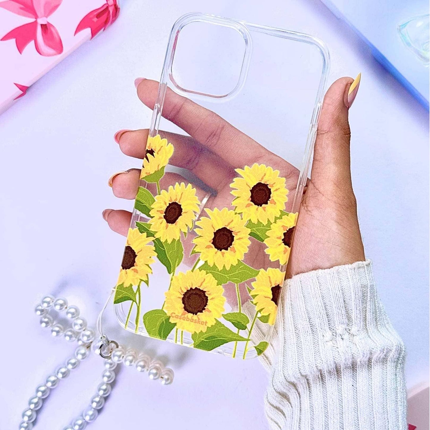 Bloomfield Sun Bow Bead Pearl Phone Cover