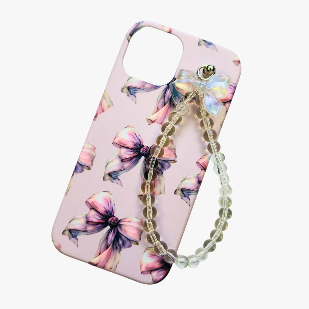 Bowvana Bow Pearl Fall Chain Phone Cover