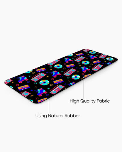 Groove Graffiti Print Desk Mat
