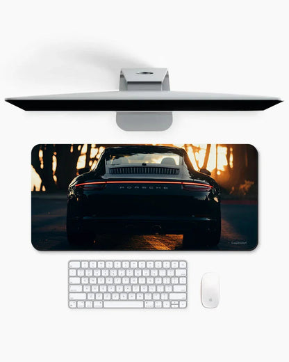 Golden Hour Drive Print Desk Mat