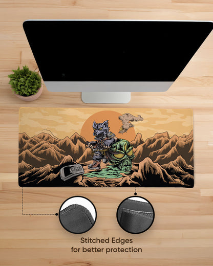 Warrior Spirit Print Desk Mat