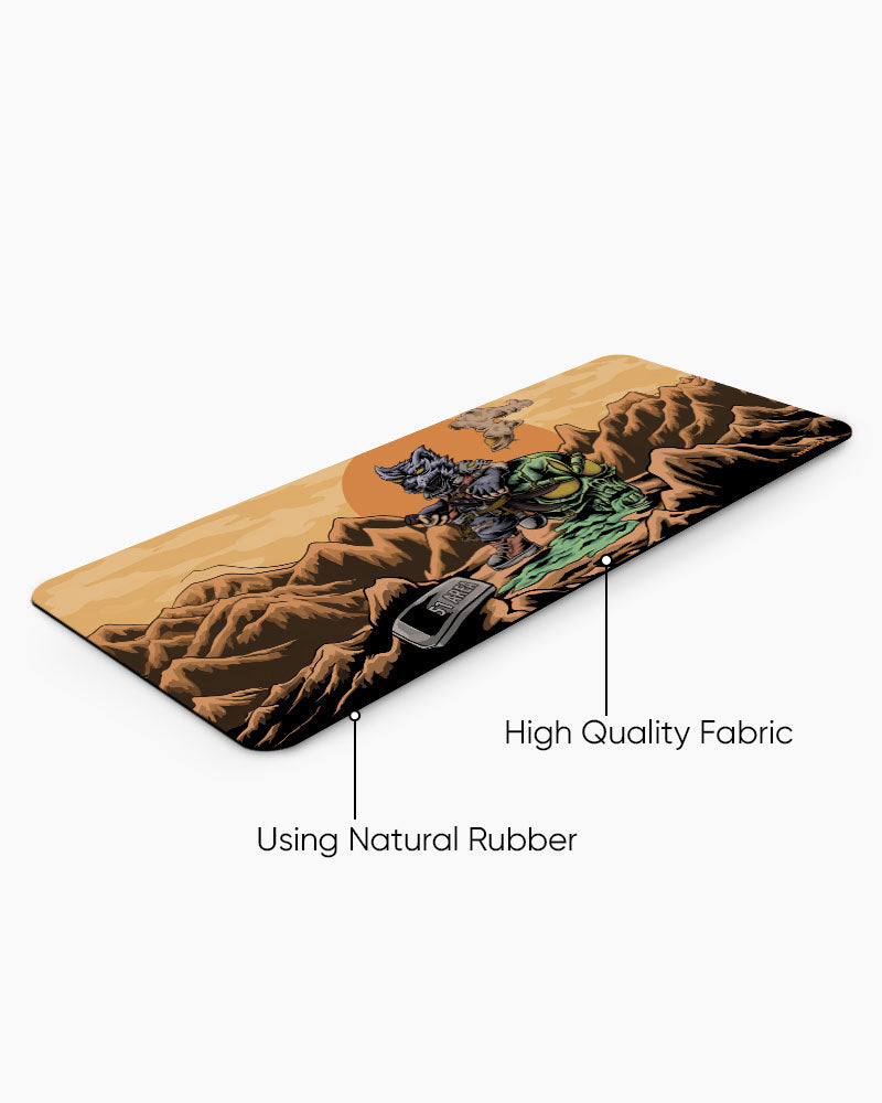 Warrior Spirit Print Desk Mat