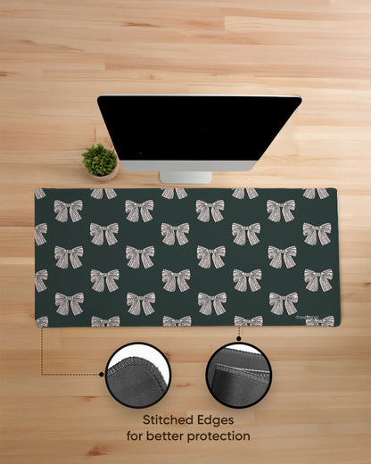 Pretty Bows Print Desk Mat