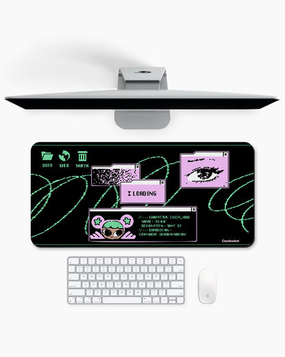 Pixel Crush Print Desk Mat