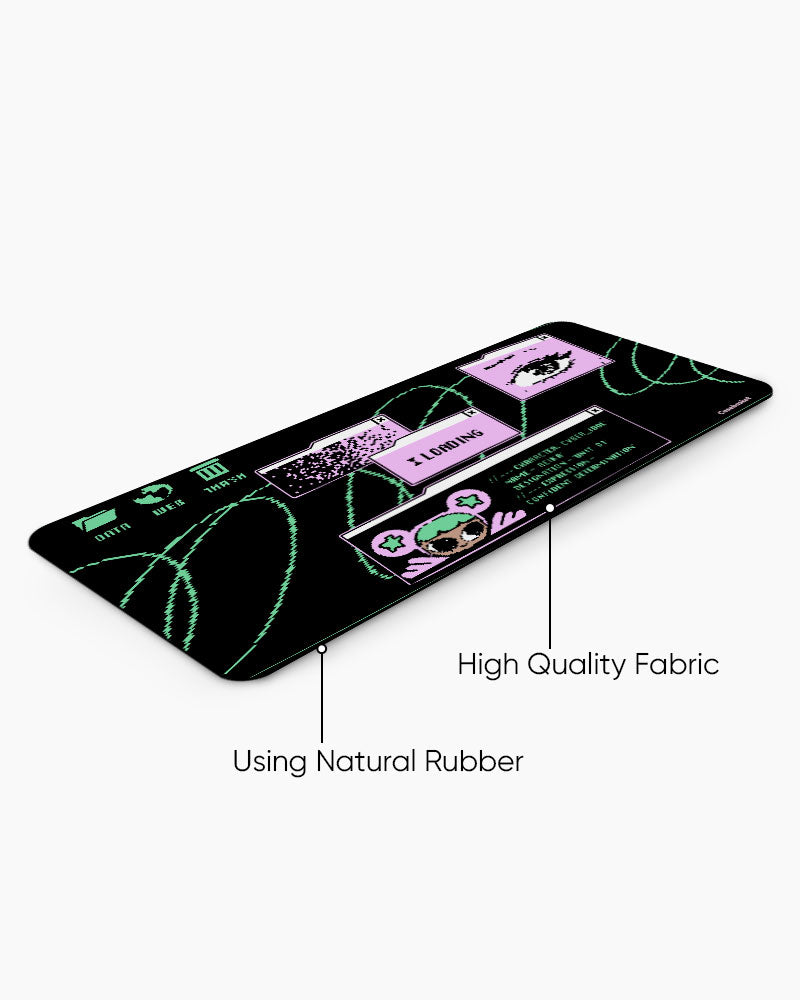 Pixel Crush Print Desk Mat
