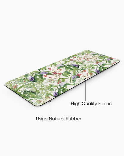 Floral Escape Print Desk Mat