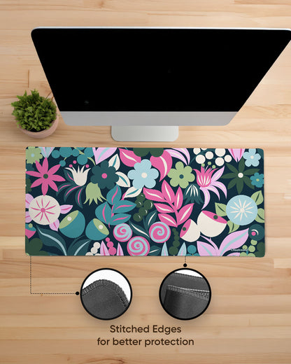 Garden Groove Print Desk Mat