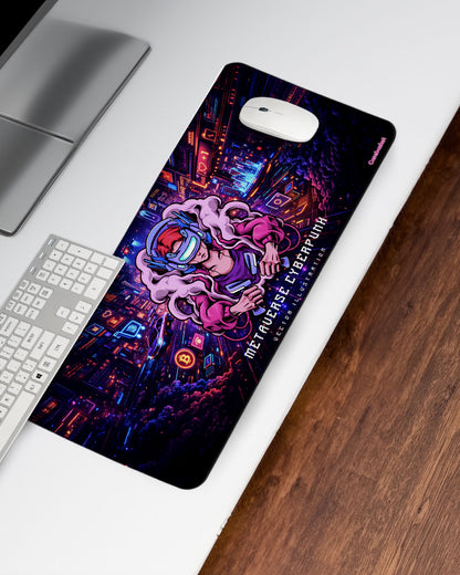 Pixel Warrior Print Desk Mat