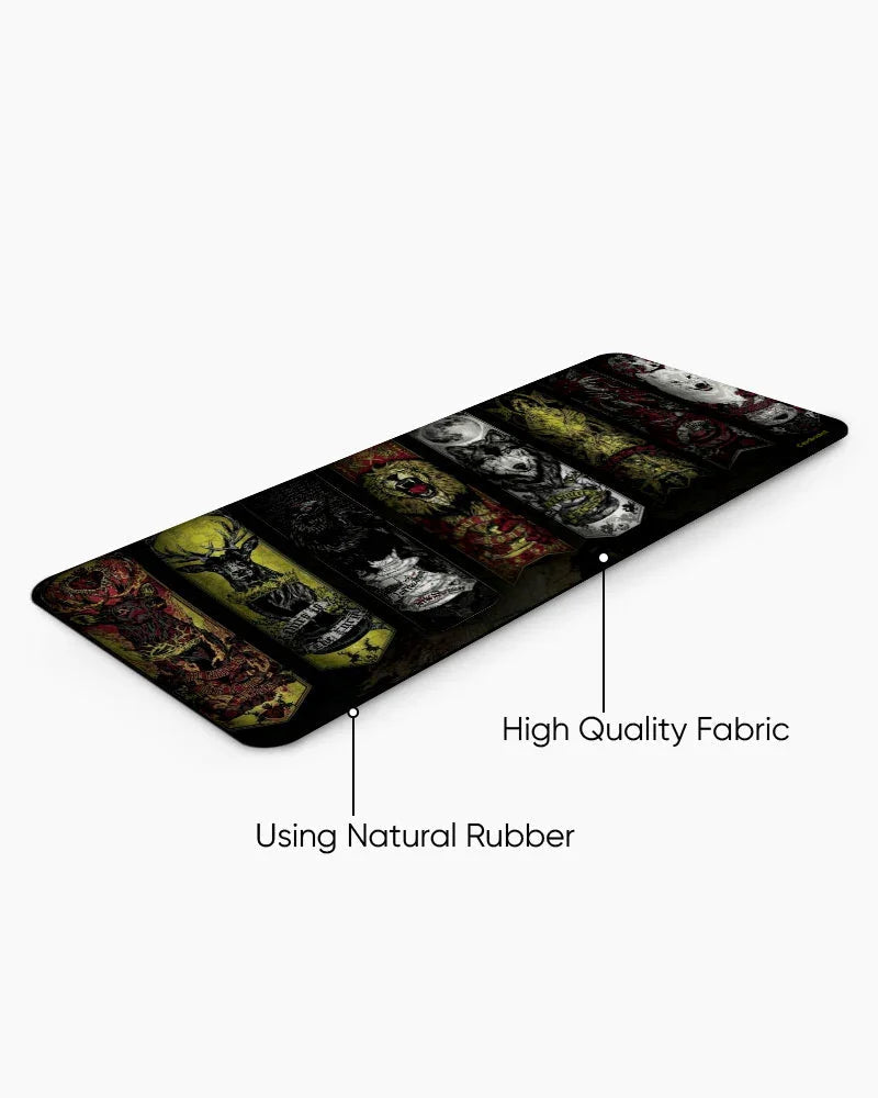 Blood Banners Print Desk Mat