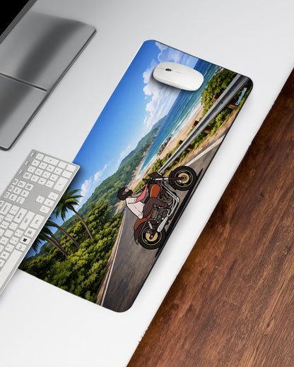 Island Highway Print Desk Mat