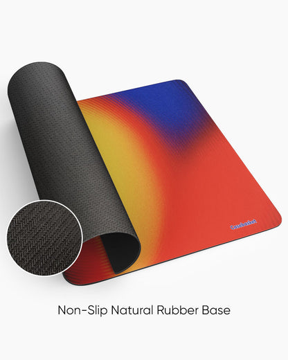 Sunset Halo Print Desk Mat