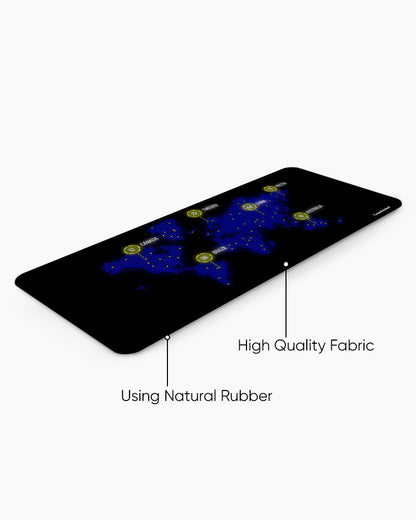 GlobalMap Print Desk Mat