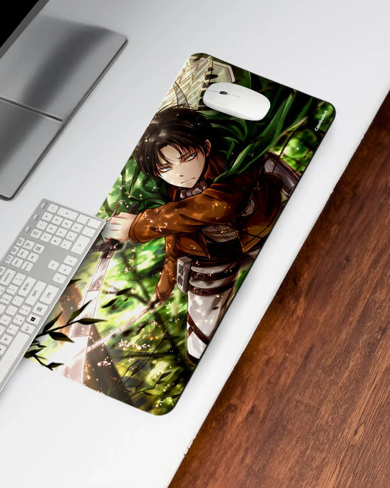 Forest Blade Print Desk Mat