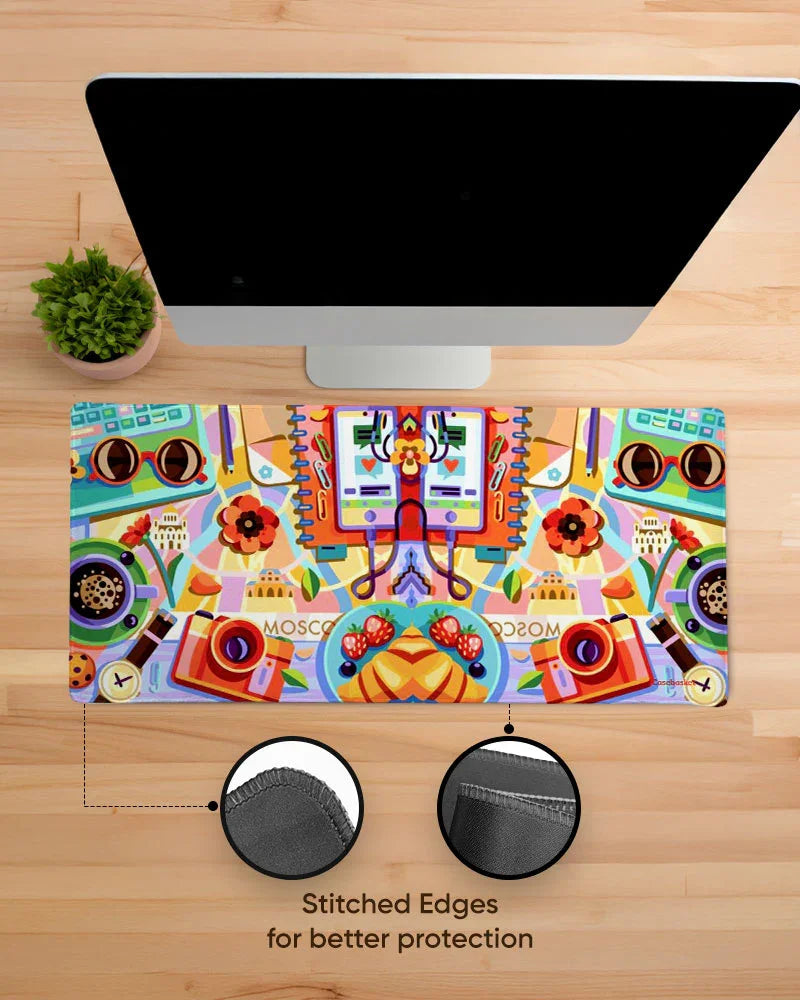 Carnival Pop Print Desk Mat