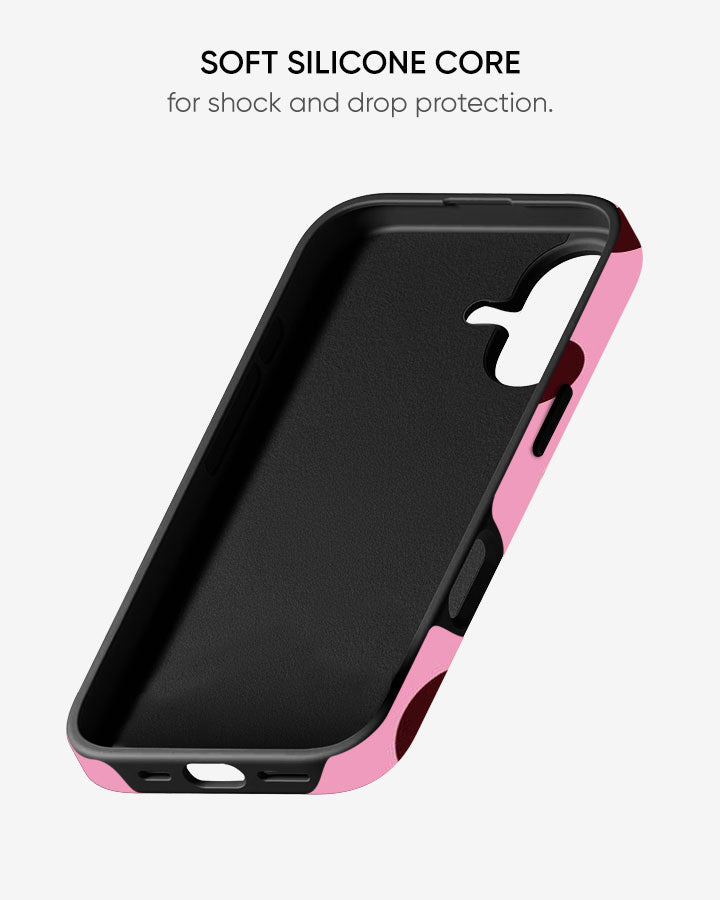 Cherry Dots Glossy Armour Shell Phone Cover