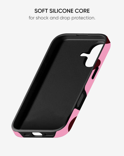 Cherry Dots Glossy Armour Shell Phone Cover