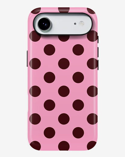 Cherry Dots Glossy Armour Shell Phone Cover