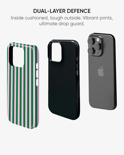 Blush Verde Glossy Armour Shell Phone Cover