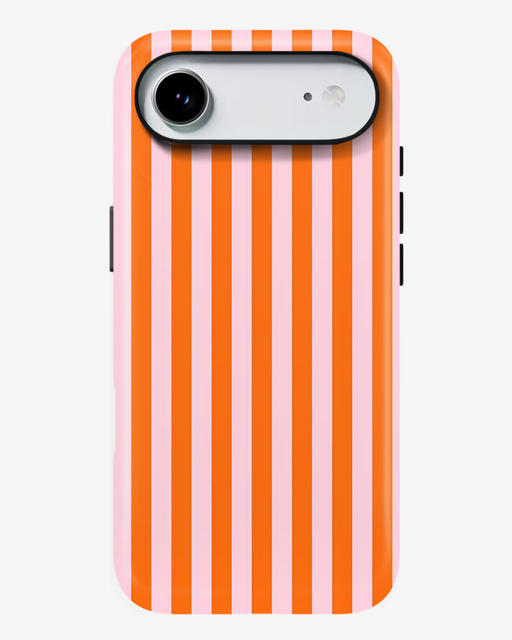 Orange Sorbet Glossy Armour Shell Phone Cover