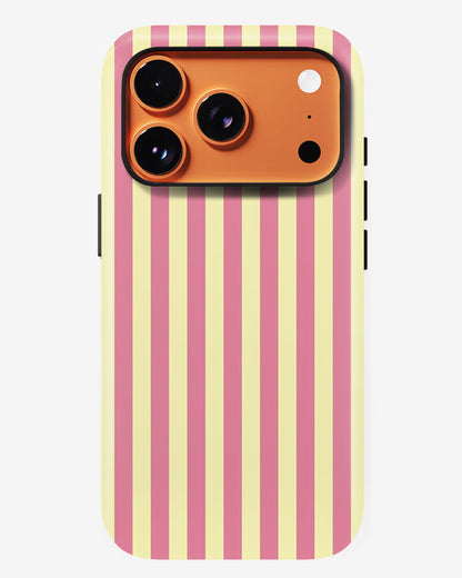 Lemon Pink Glossy Armour Shell Phone Cover